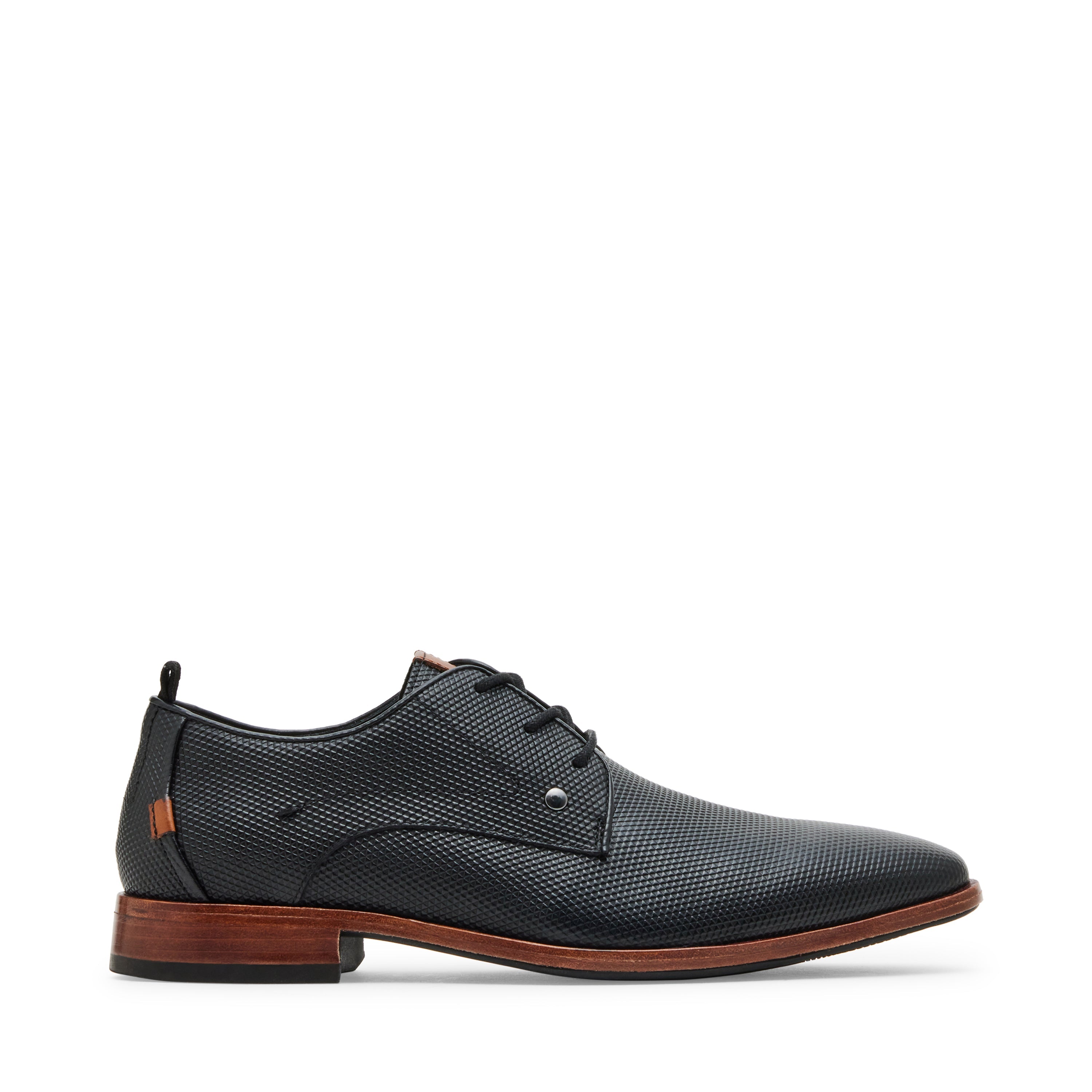 GABAI BLACK LEATHER FORMAL SHOES