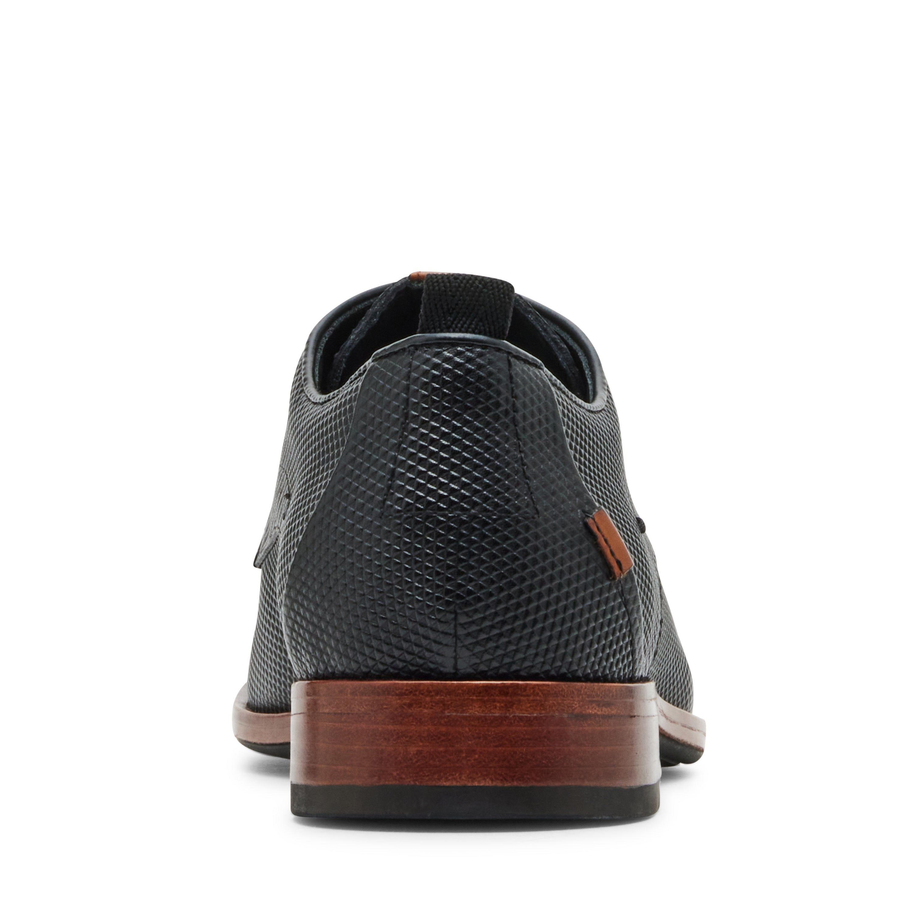 GABAI BLACK LEATHER FORMAL SHOES