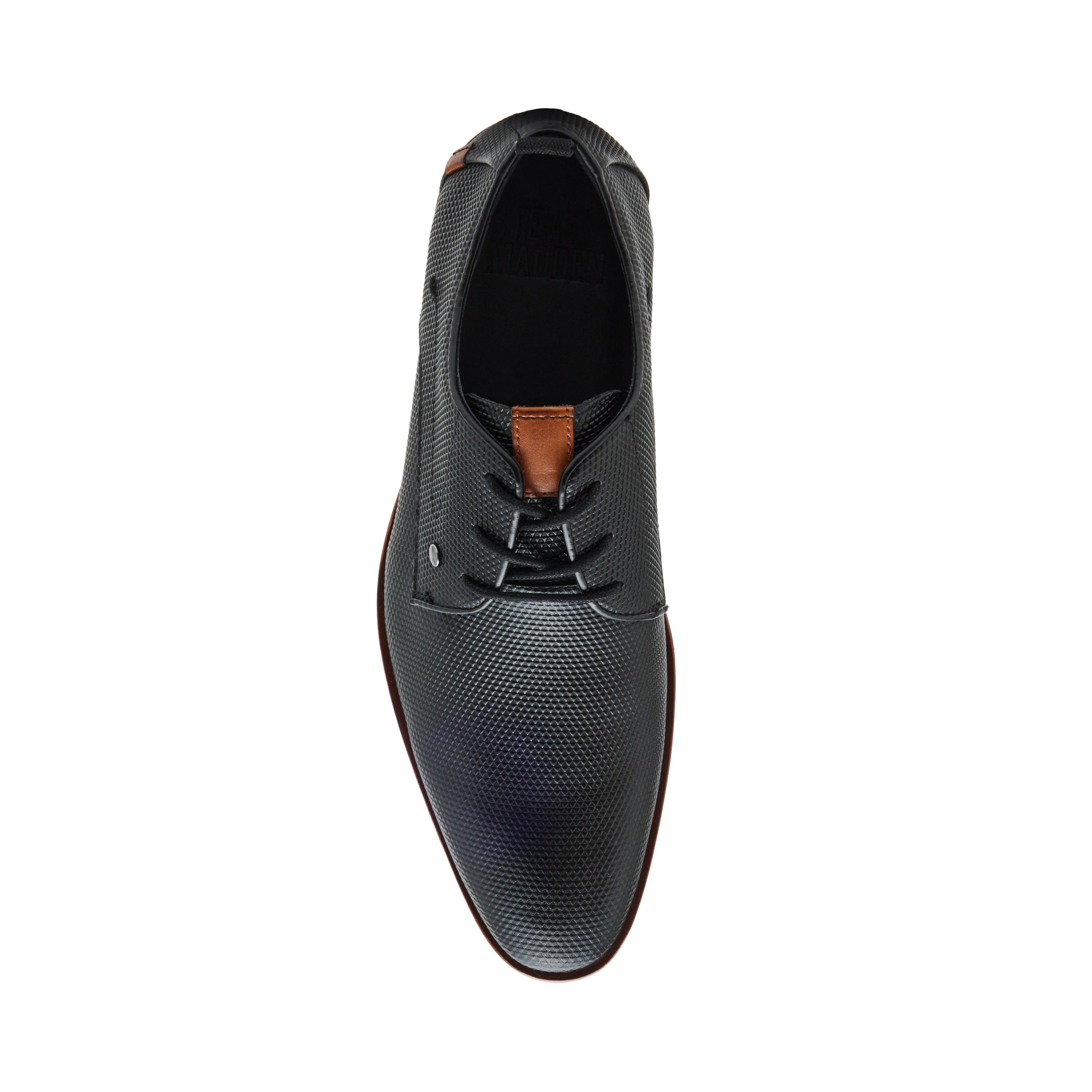 GABAI BLACK LEATHER FORMAL SHOES