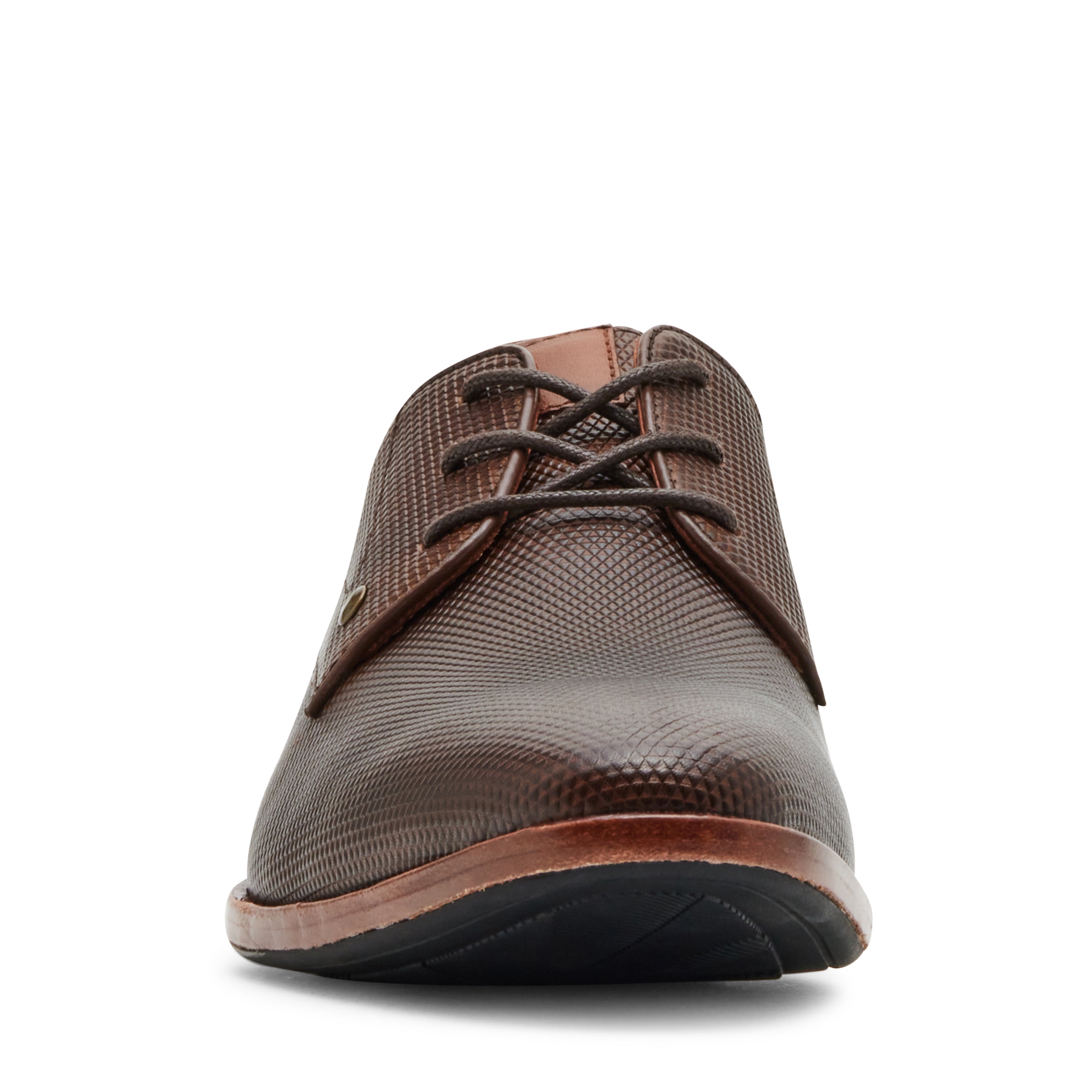 GABAI BROWN LEATHER FORMAL SHOES