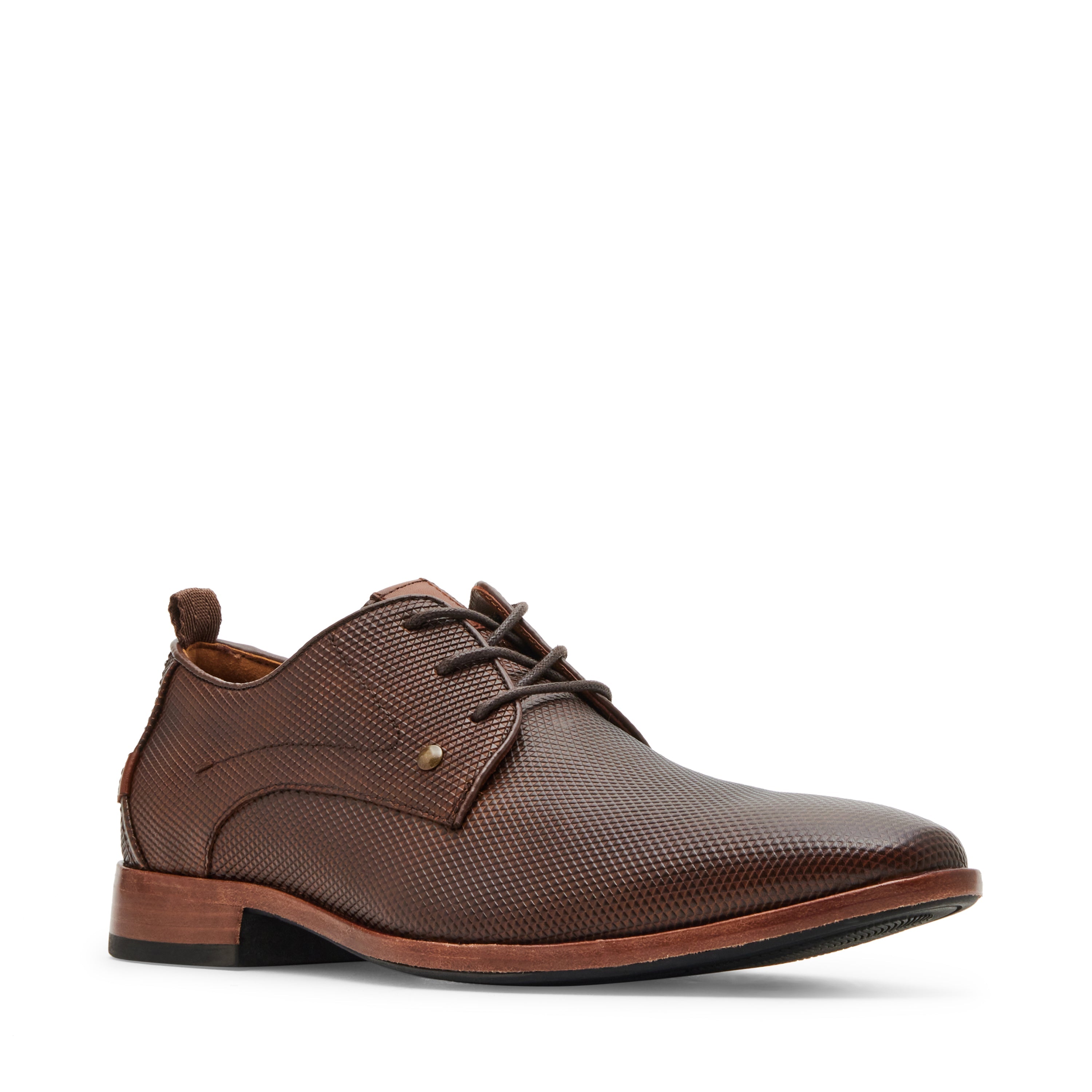 GABAI BROWN LEATHER FORMAL SHOES