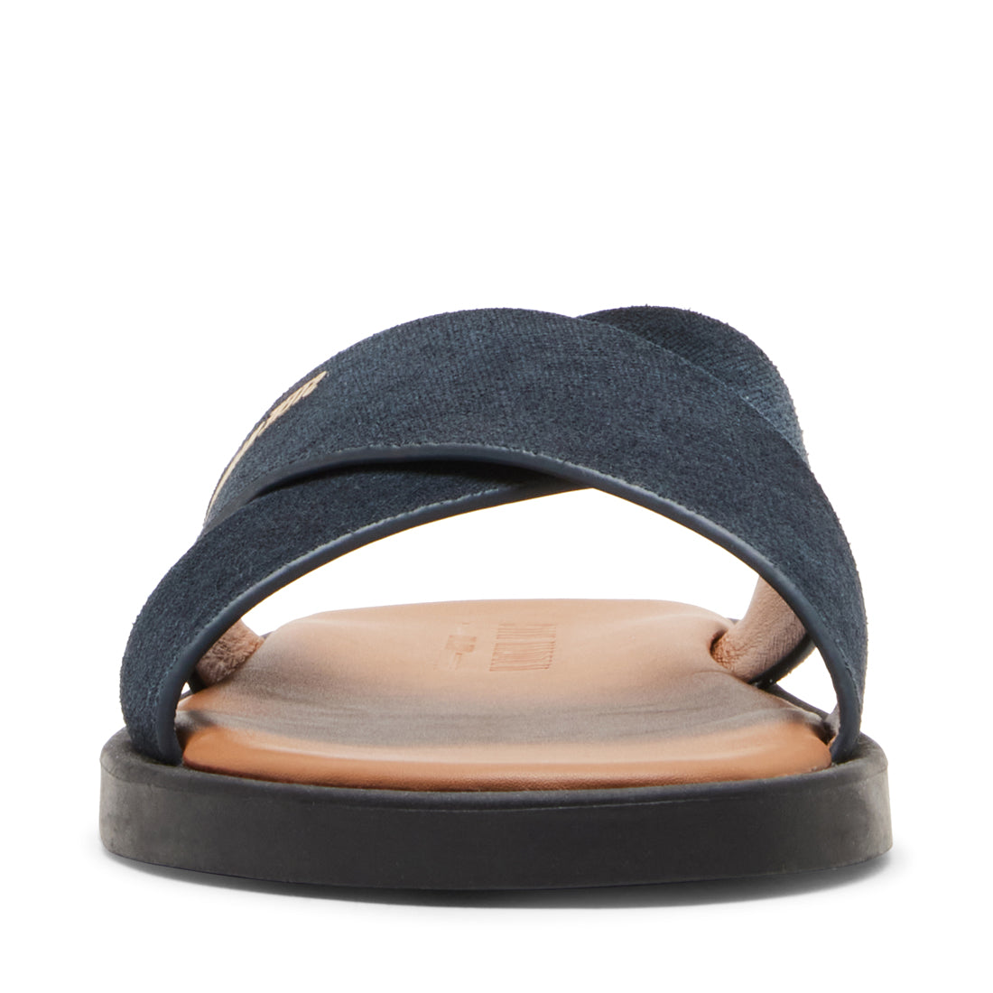 GRANULUAR NAVY SUEDE ARABIC SANDALS - view 3