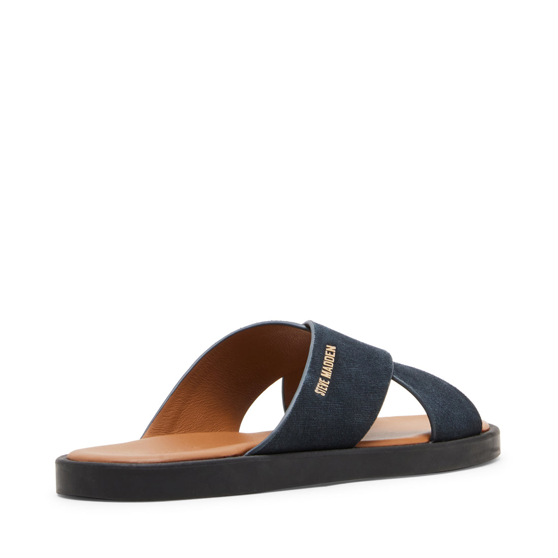 GRANULUAR NAVY SUEDE ARABIC SANDALS - view 2