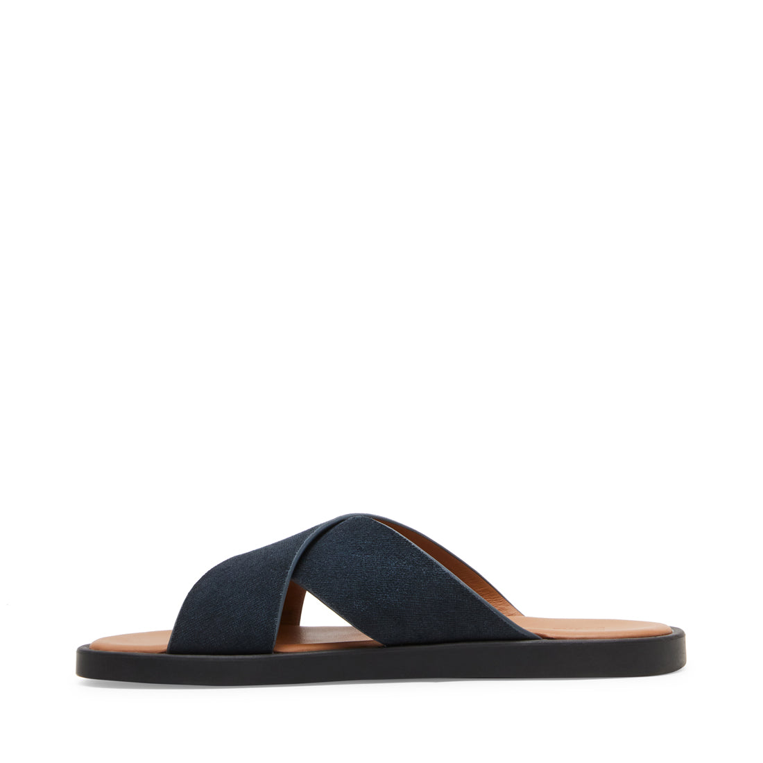 GRANULUAR NAVY SUEDE ARABIC SANDALS - view 6