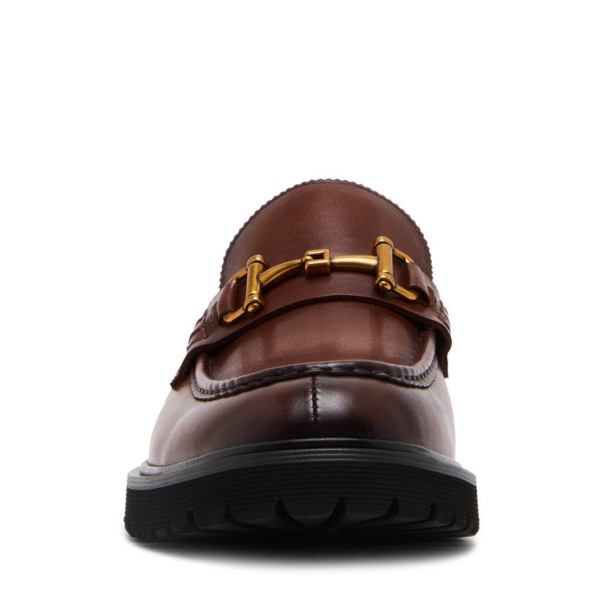 Marlow Tan Leather Men's Formal Slip-On Shoes - view 5