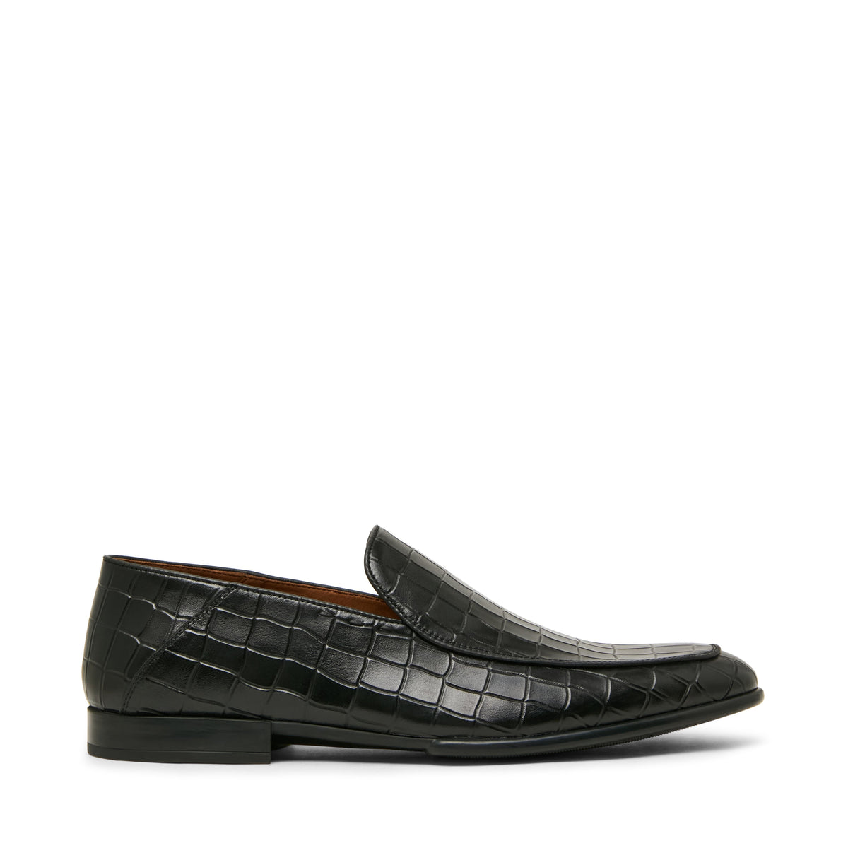 Steve Madden Sutton-c Men's Black Lace-Up Shoes - side profile - view 3