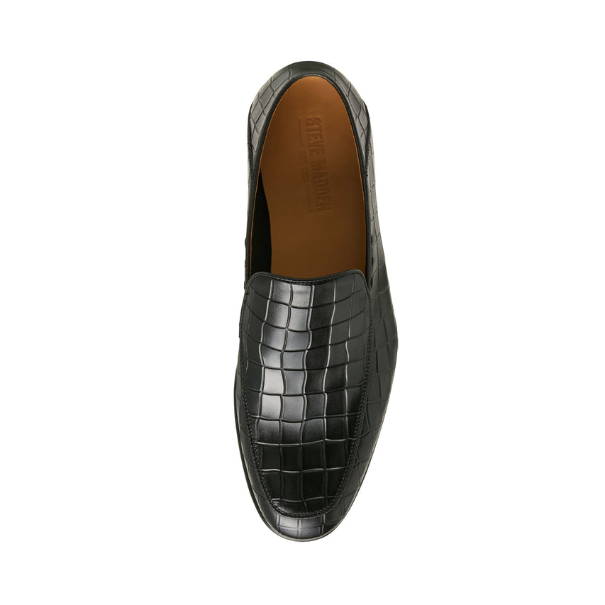 Steve Madden Sutton-c Men's Black Lace-Up Shoes - top view