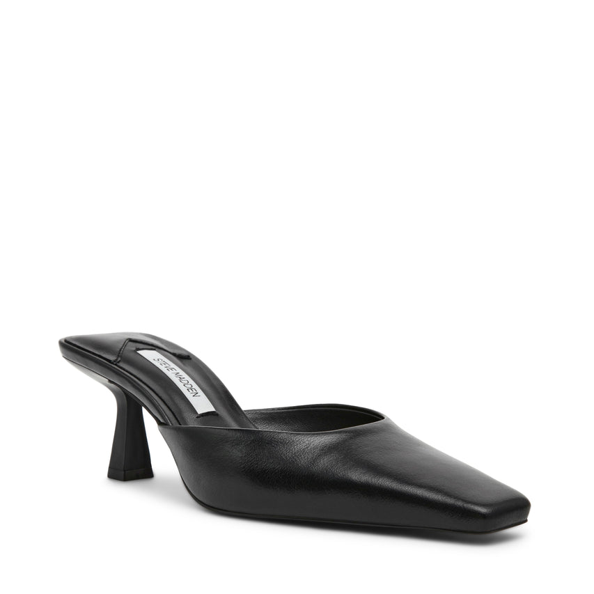 Alyse Women's Black Heeled Sandals — front view