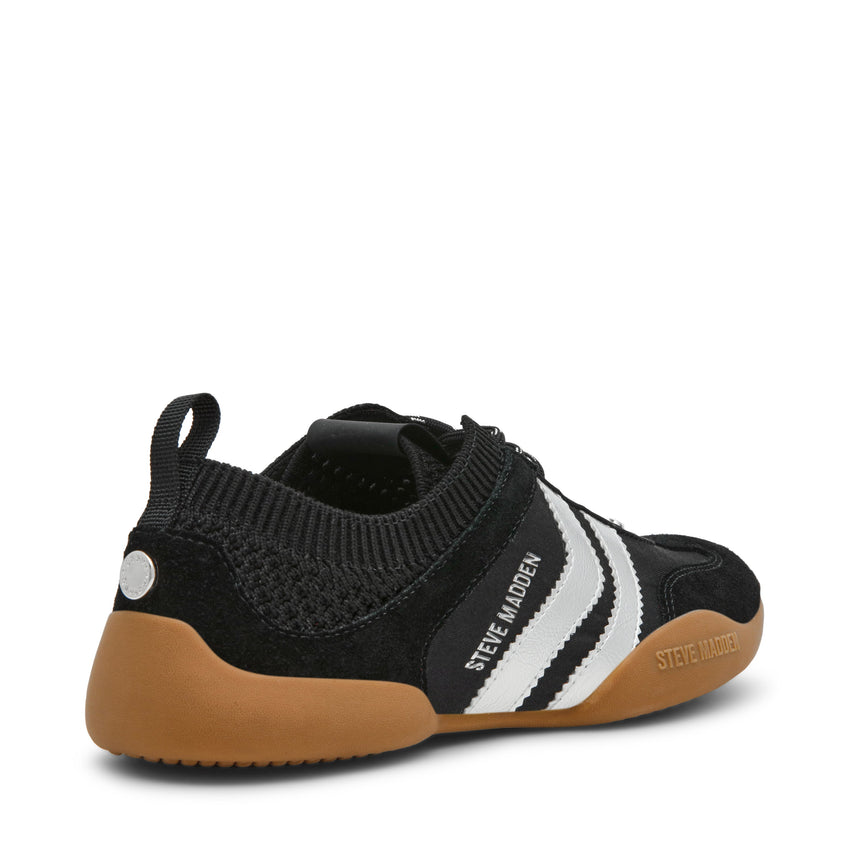 Biscotti Black Women's Sneakers — side view