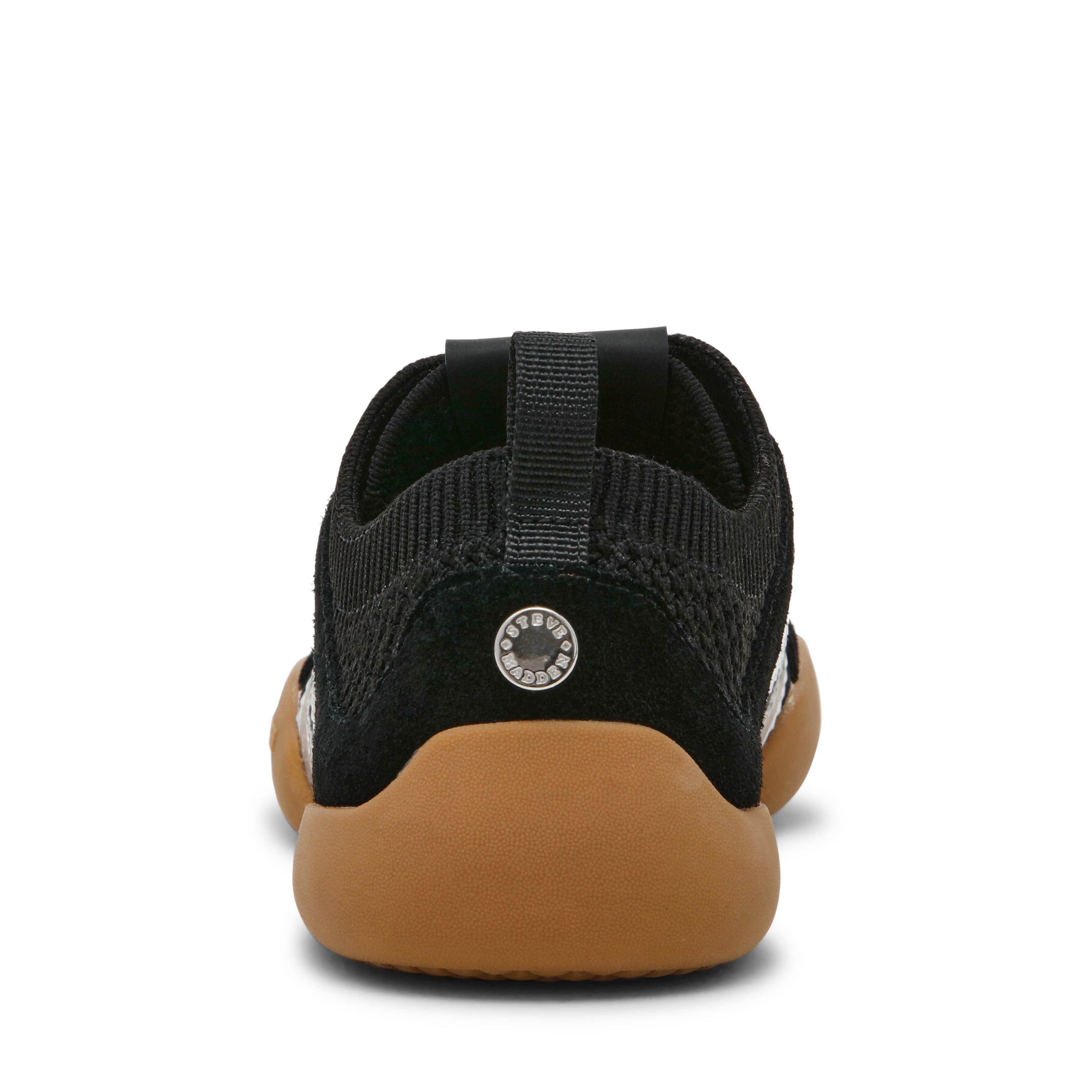 Biscotti Black Women's Sneakers — rear view