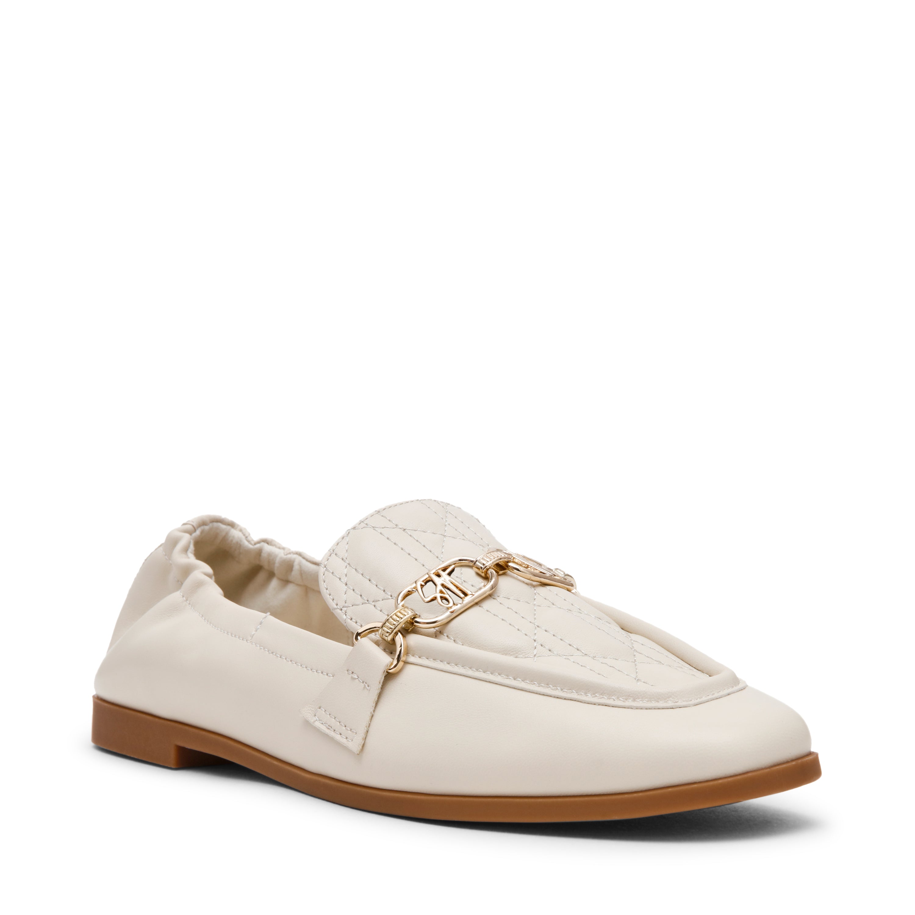 Carrieann Women's Off White Loafers — front view