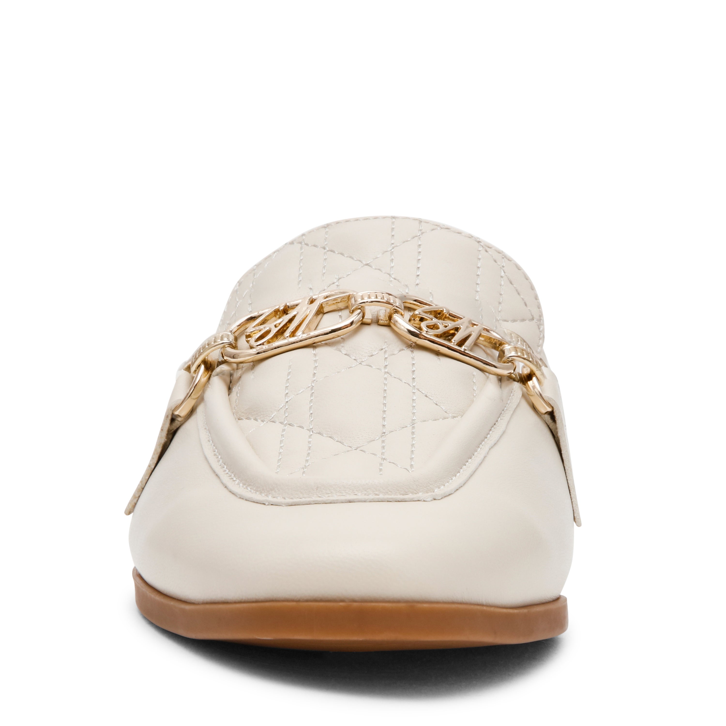 Carrieann Women's Off White Loafers — rear view