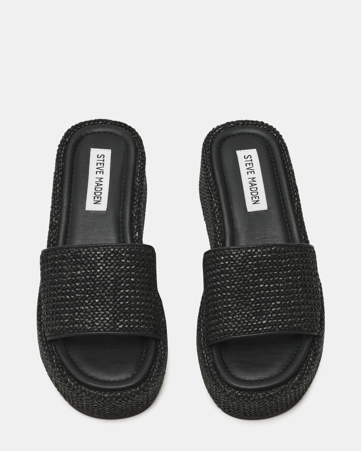 Decor Black Women's Wedge Sandals — alternate view 5