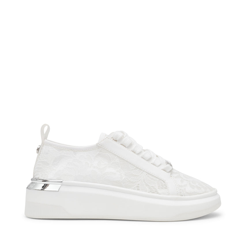 Glacial-L Women's White Lace Sneakers - view 6