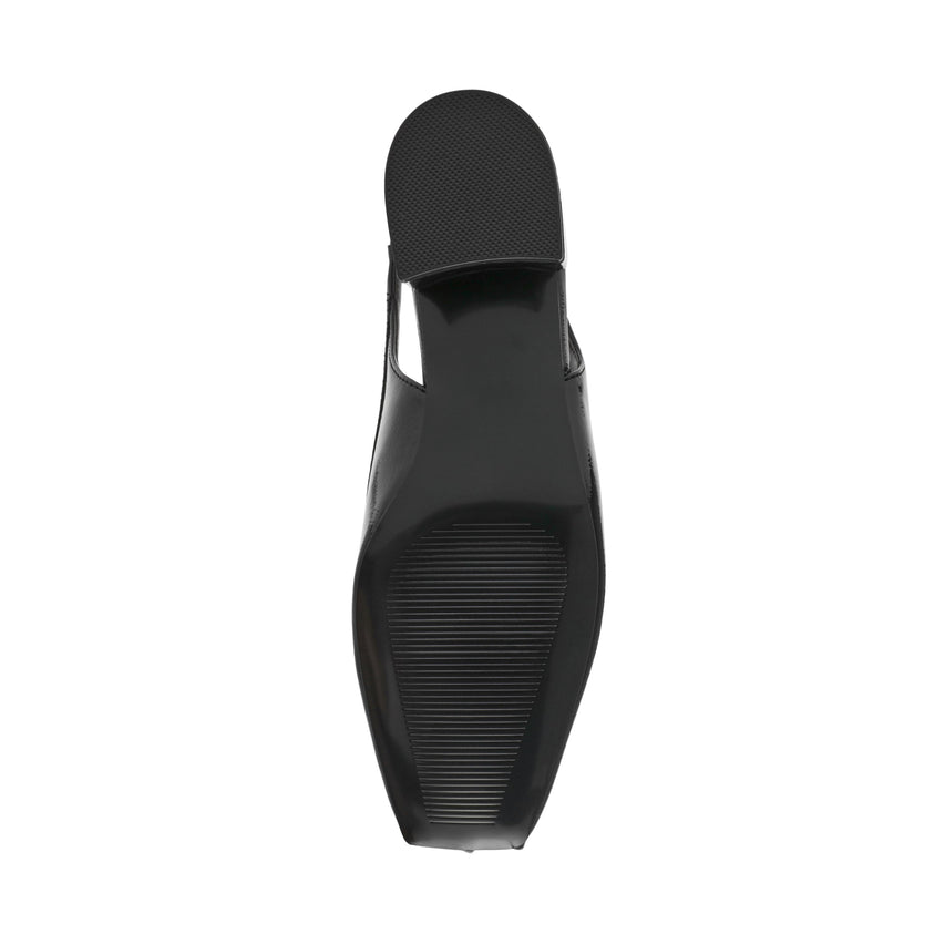 Loved Women's Black Crinkle Patent Heeled Sandals — alternate view 7