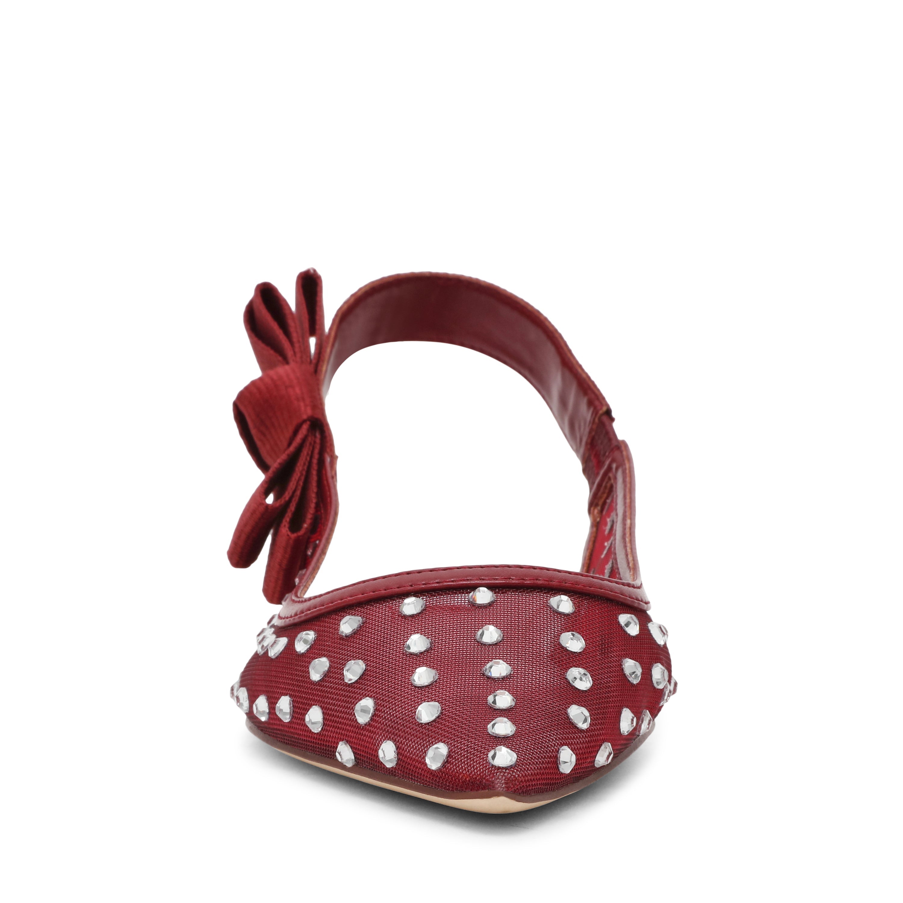Olyvia-R Women's Cherry Red Flat Sandals - view 7
