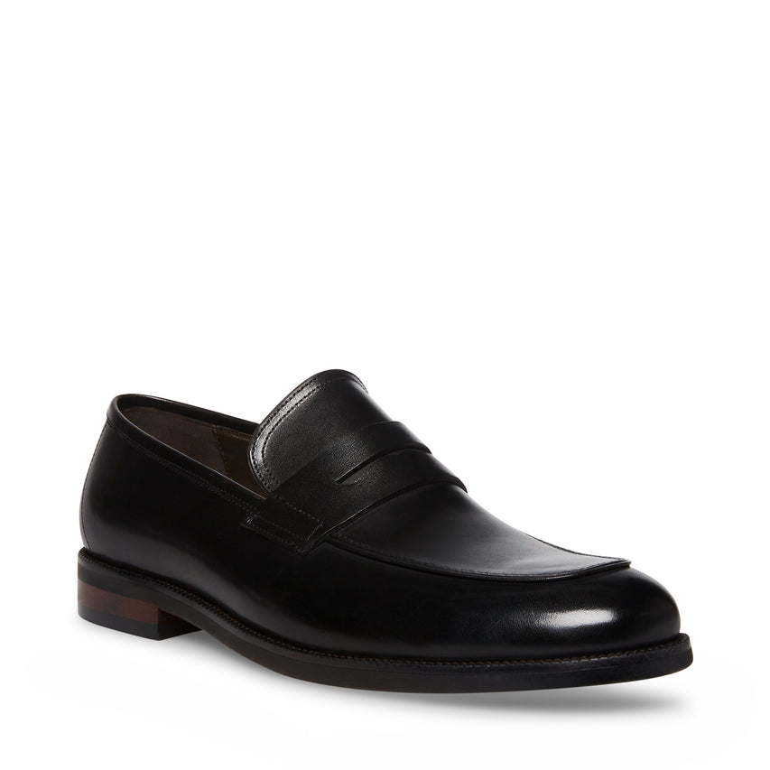 Steve Madden Pardito men's black loafers, featured view
