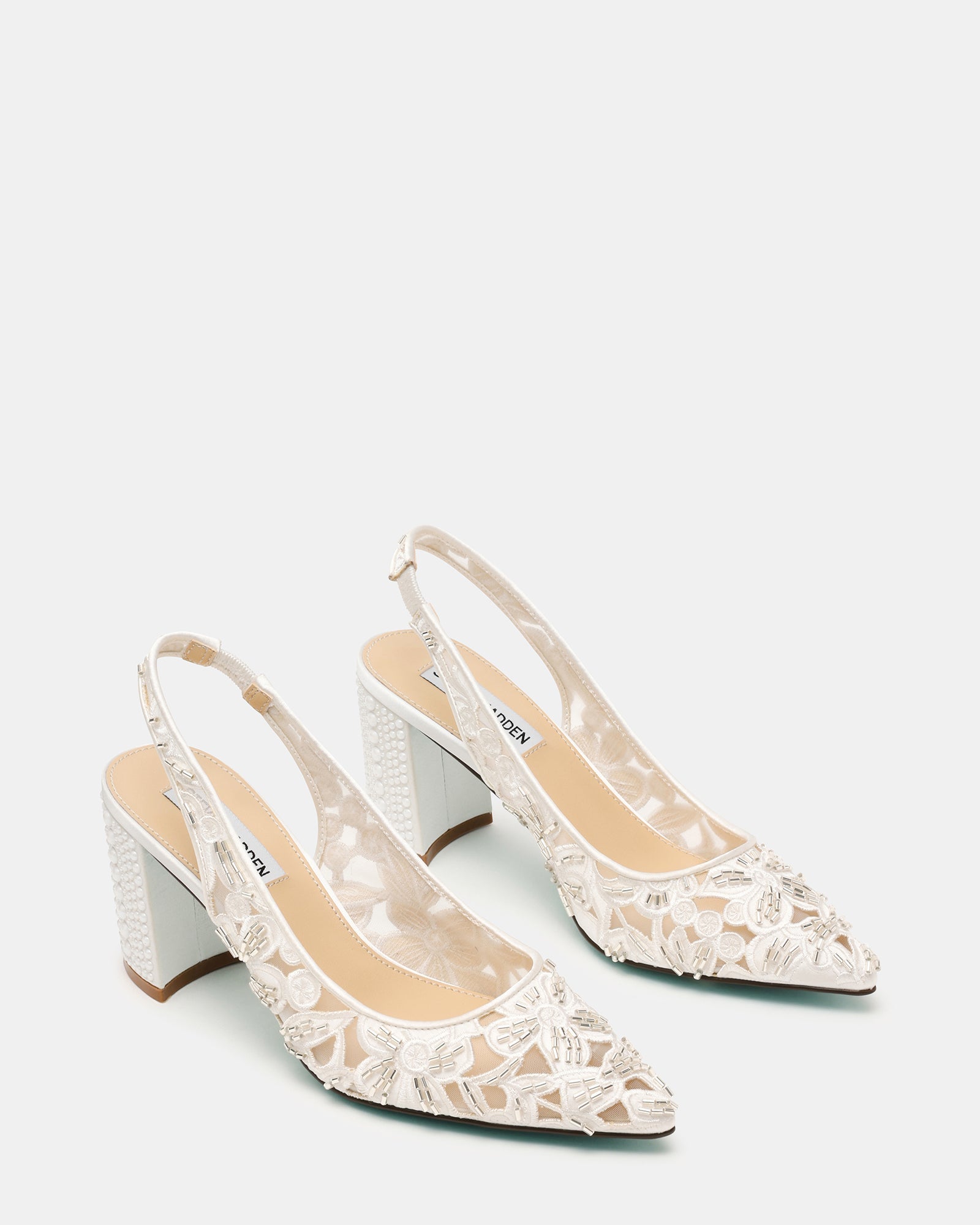 Sb-kit Women's Ivory Heeled Sandals IVORY — detail view