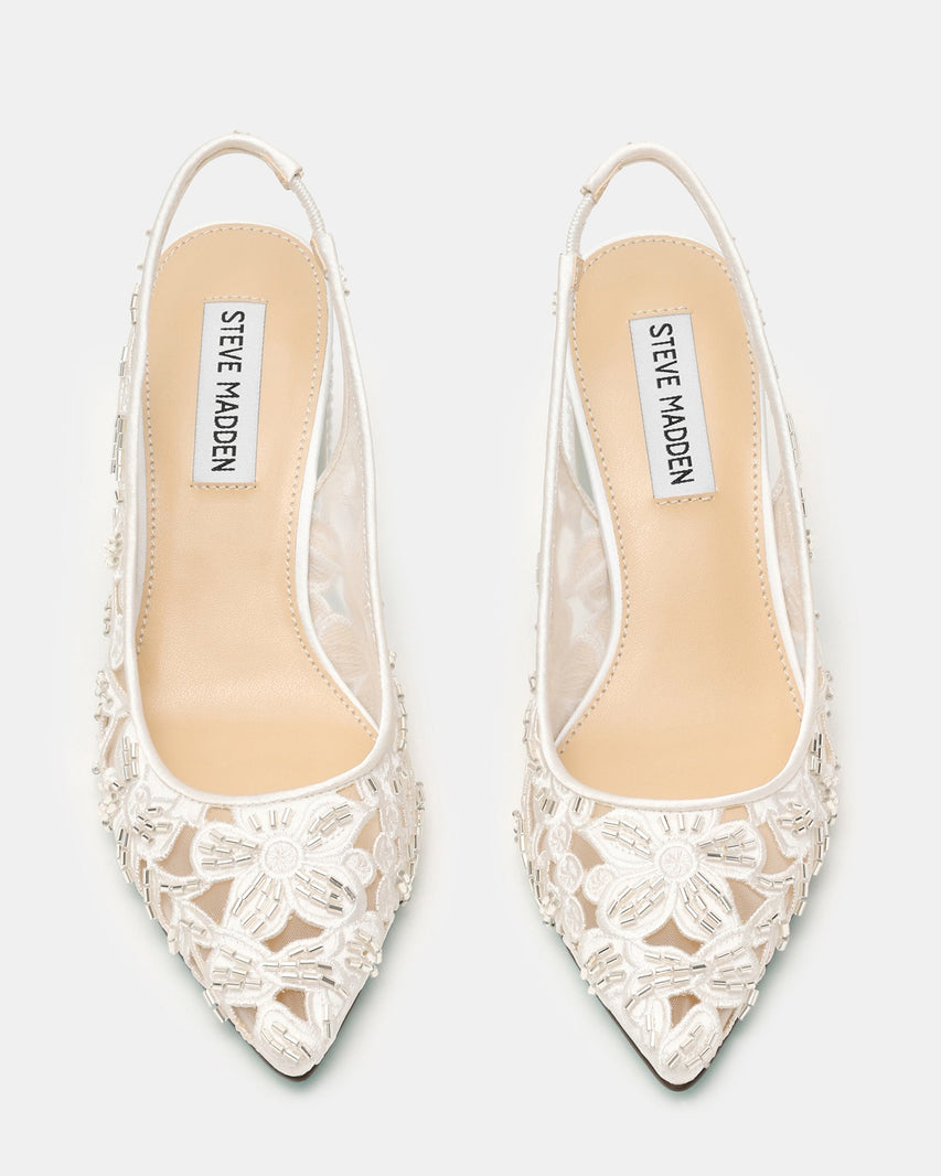 Sb-kit Women's Ivory Heeled Sandals IVORY — alternate view 5