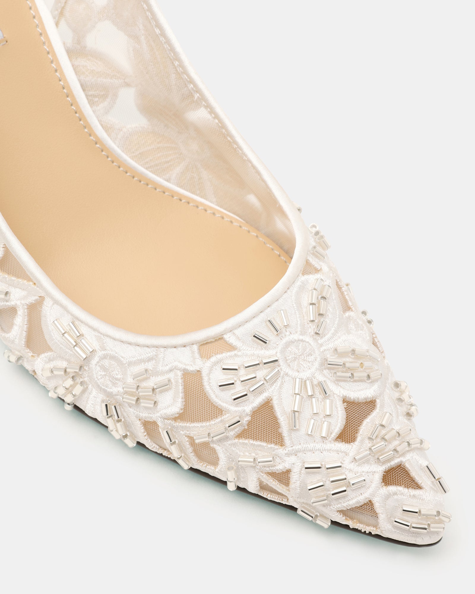 Sb-kit Women's Ivory Heeled Sandals IVORY — side view