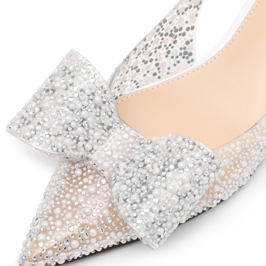 SB-PATTI PEARL MULTICOLOR FLAT SANDALS