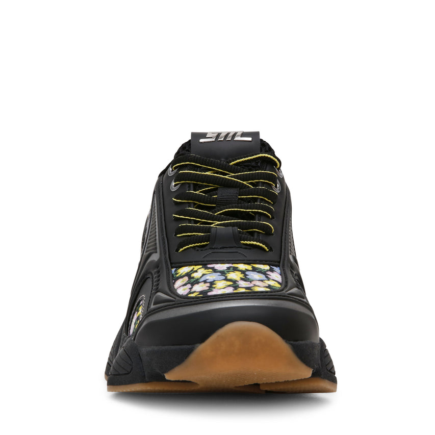 SPEEDSTER-E BLACK/ YELLOW FLORAL SNEAKERS