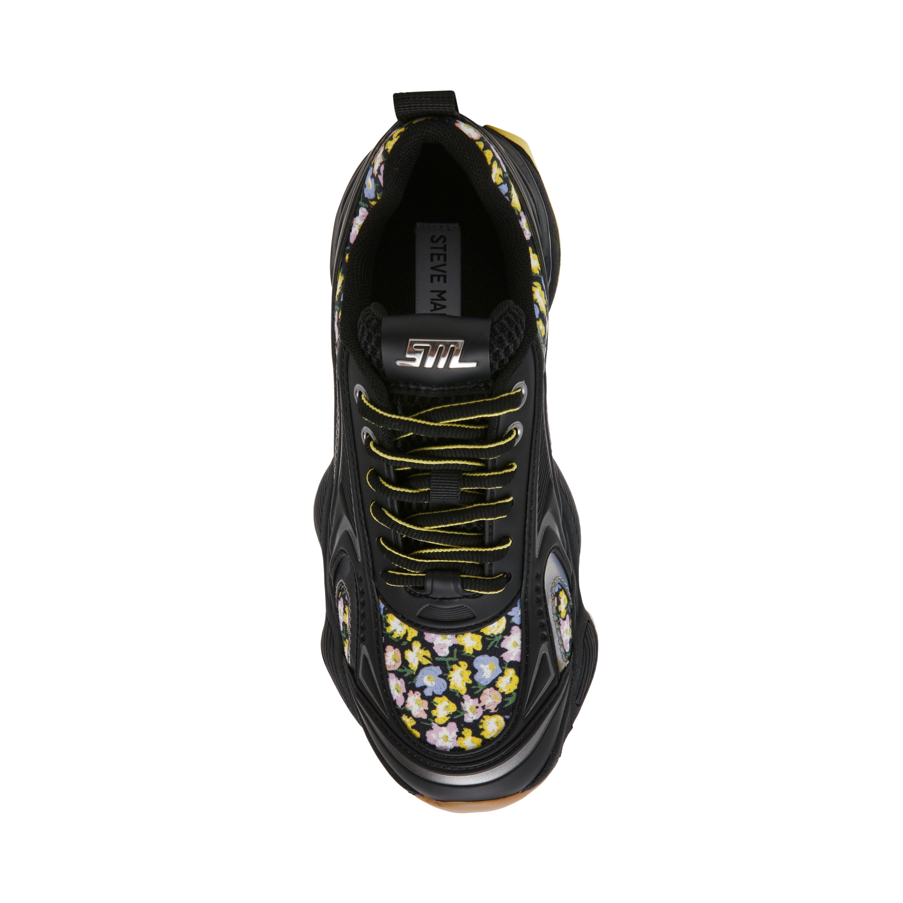 SPEEDSTER-E BLACK/ YELLOW FLORAL SNEAKERS