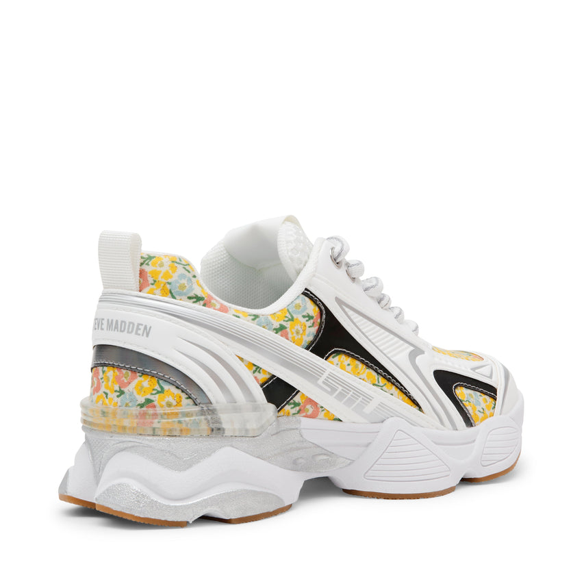 SPEEDSTER-E YELLOW FLORAL SNEAKERS
