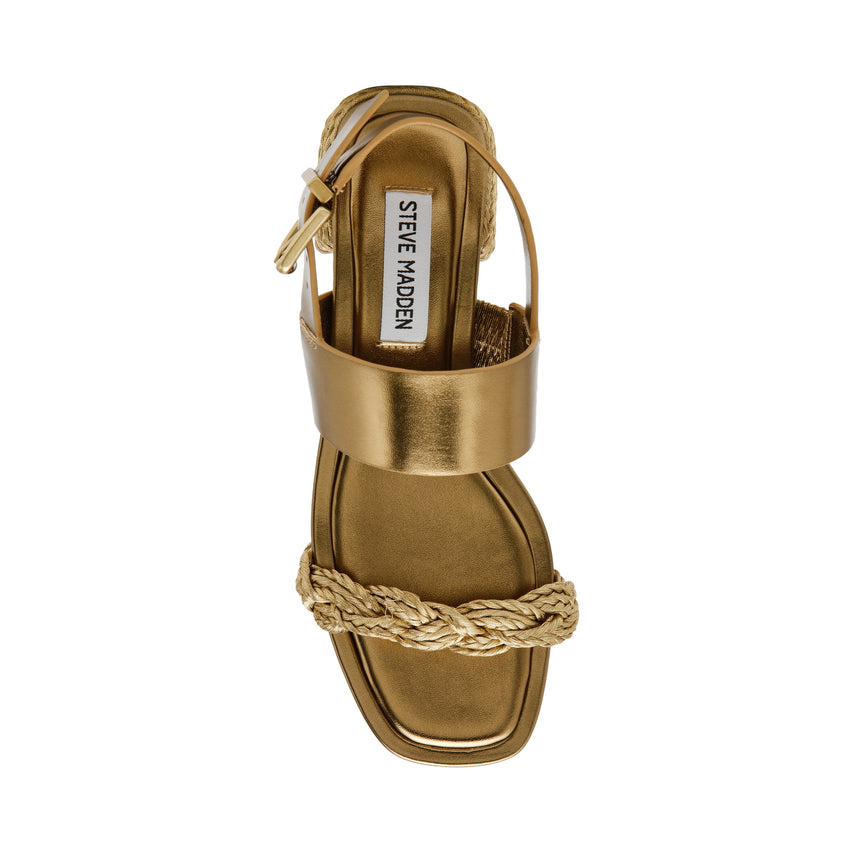 Vineyards Women's Bronze/Gold Flat Sandals - view 4