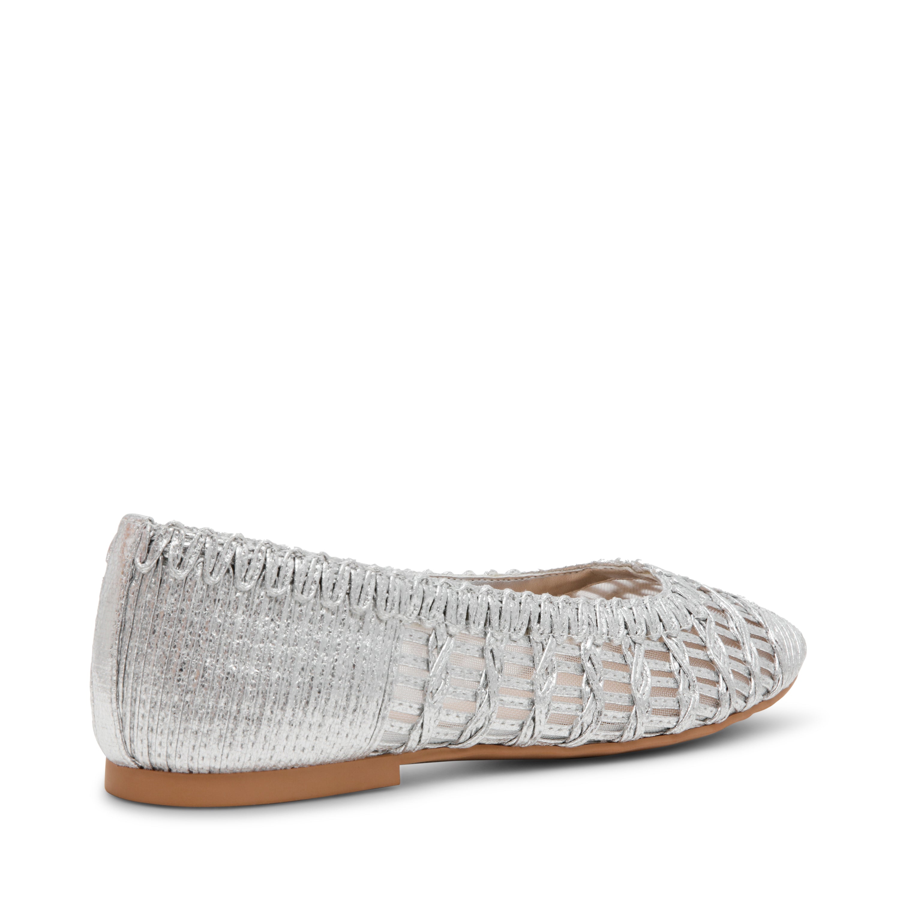 WARM-UP SILVER BALLET FLATS