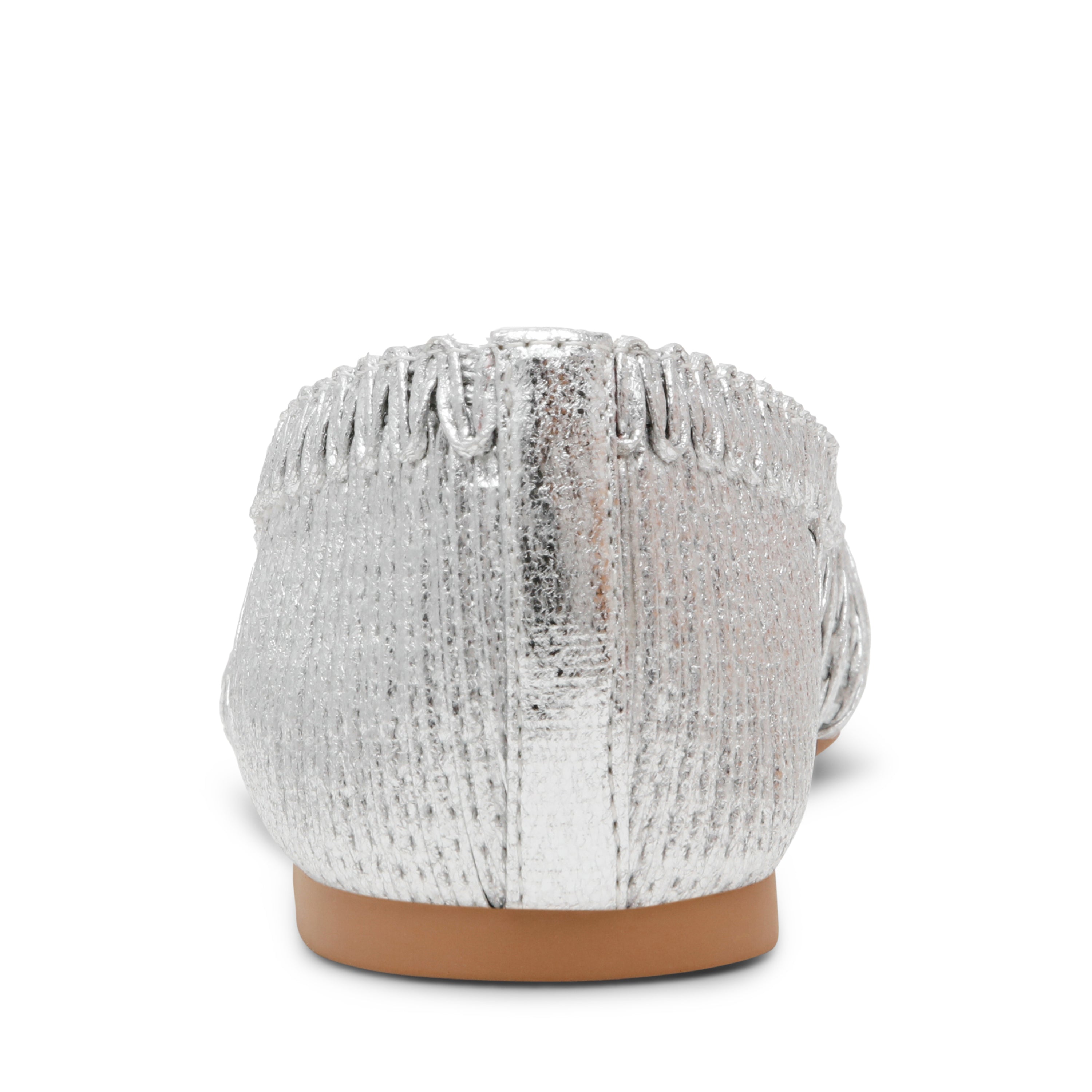 WARM-UP SILVER BALLET FLATS