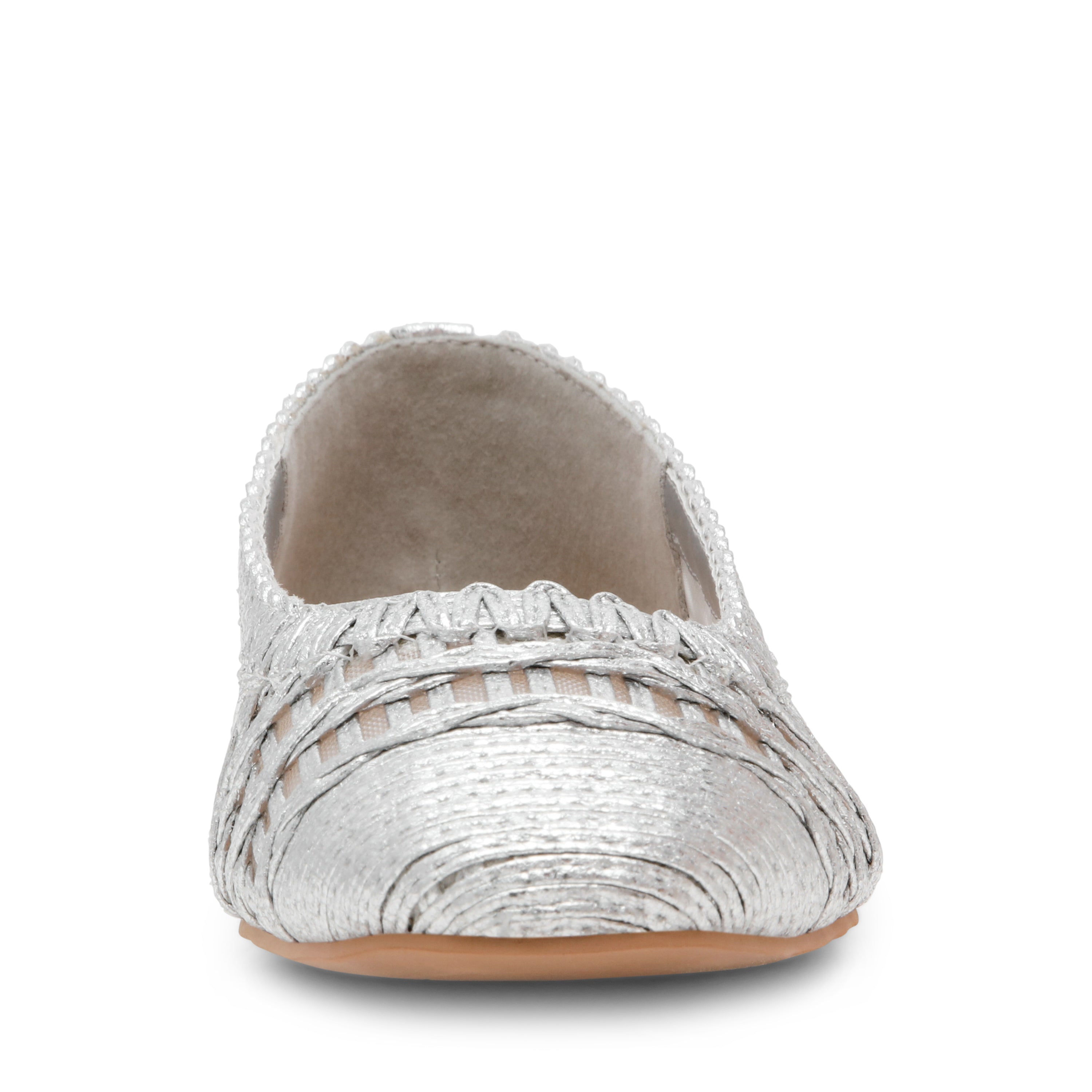 WARM-UP SILVER BALLET FLATS