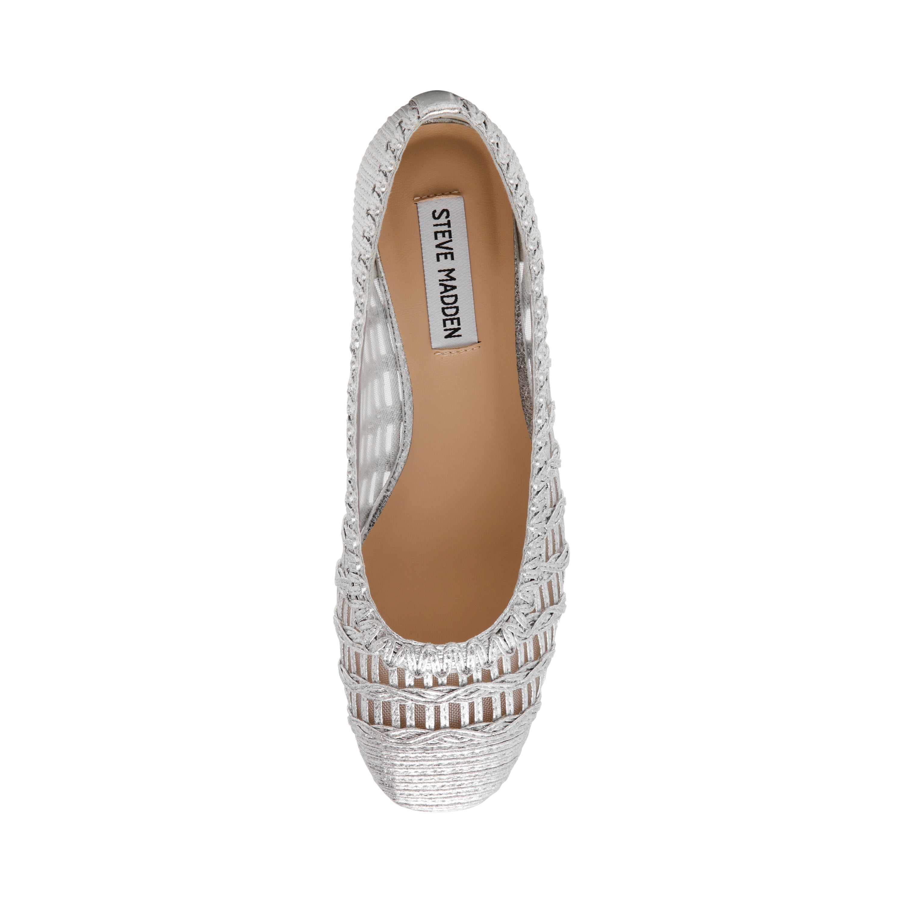 WARM-UP SILVER BALLET FLATS