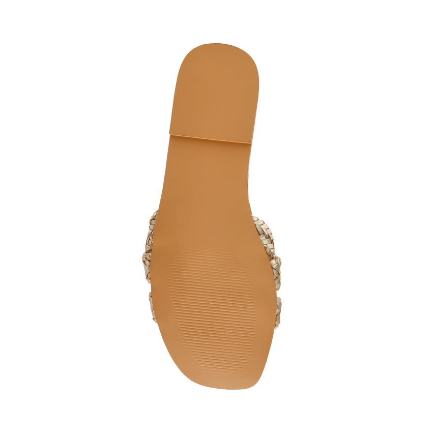 Zing Gold Flats Sandals - view 7