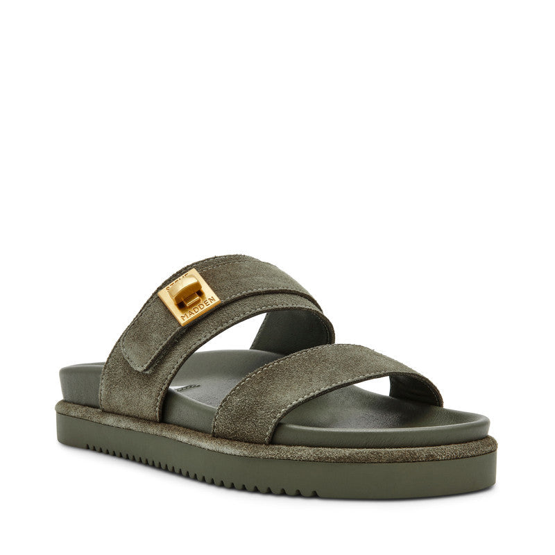 Steve Madden Take-Two Green Women's Sandals, featured product view