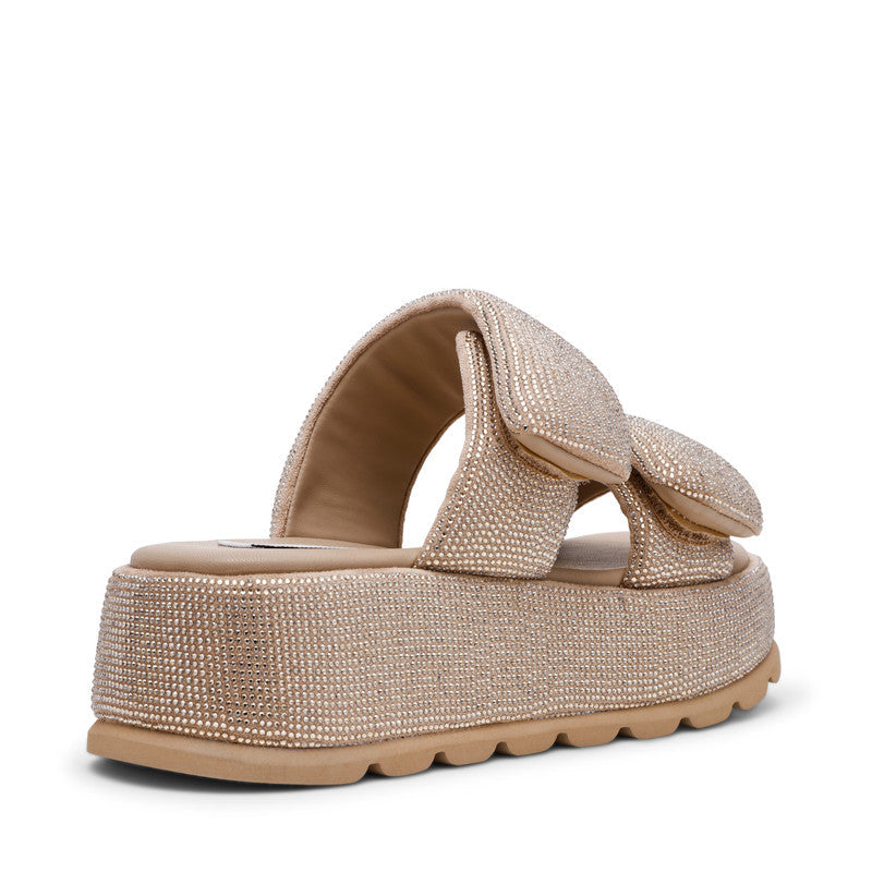 Steve Madden Tokiyo Rose Gold Women's Wedges with metallic finish - view 2