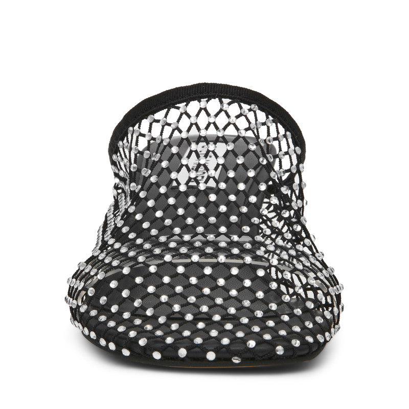 Steve Madden X-ray Women's Black Mules - front view