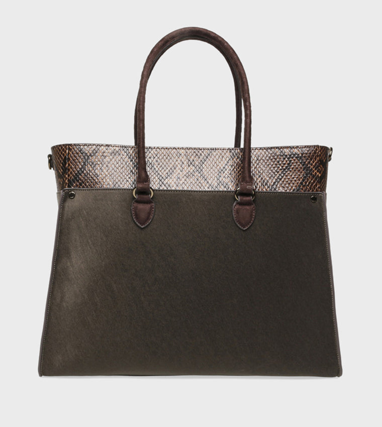 Bmario-M Brown & Bronze Women's Tote Bag - view 2