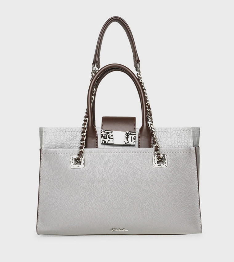 Bbateau Grey Women's Shoulder Bag