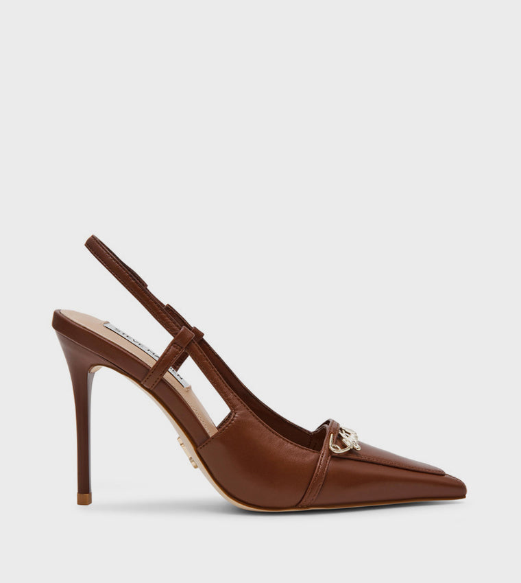 Dossier Women's Brown Heeled Sandals